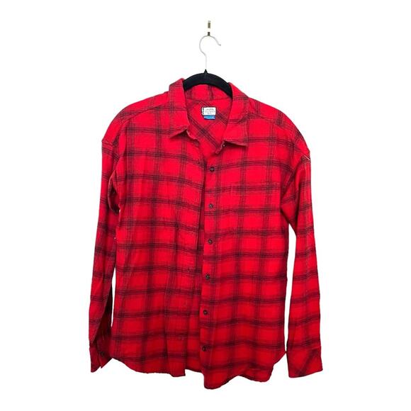 KAVU Hanna Shirt in Red Plaid Size XS - Picture 1 of 3